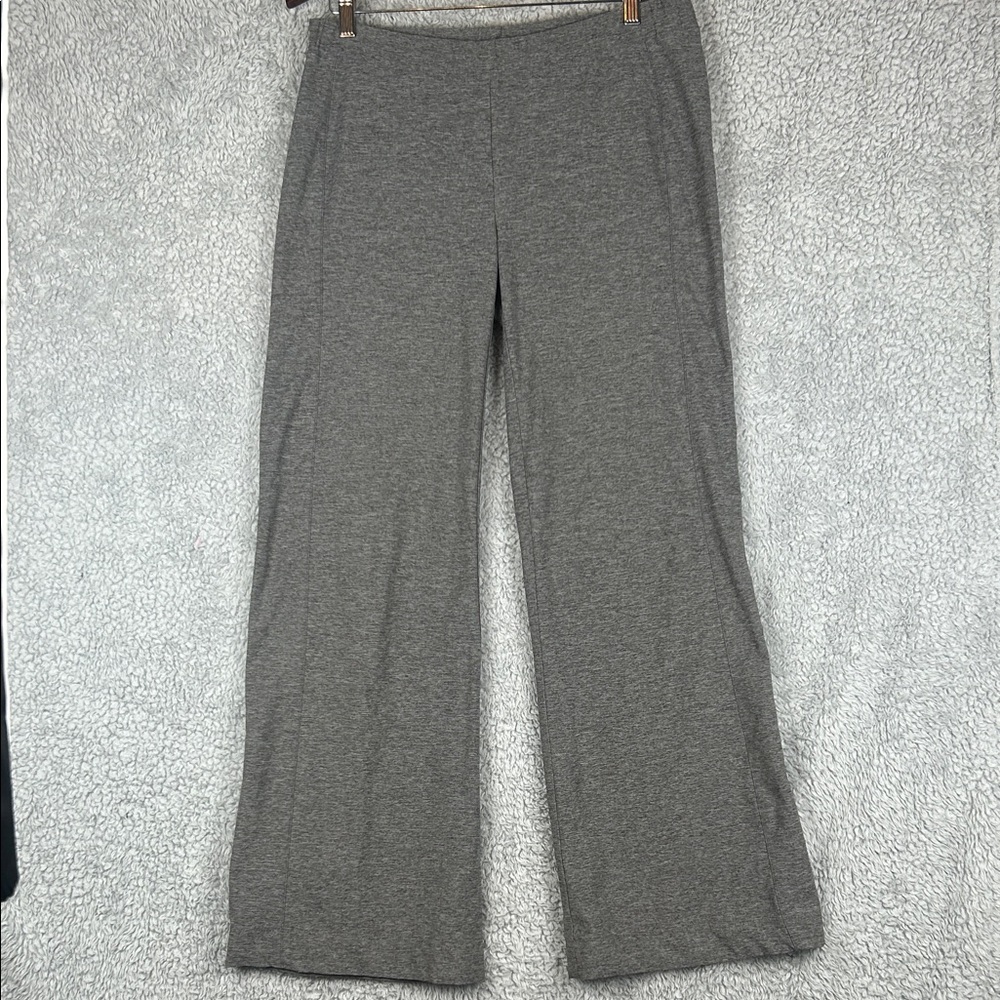 Athleta Derek Lam 10C Tower Heathered Gray Wide Leg Elastic Waistband Size M